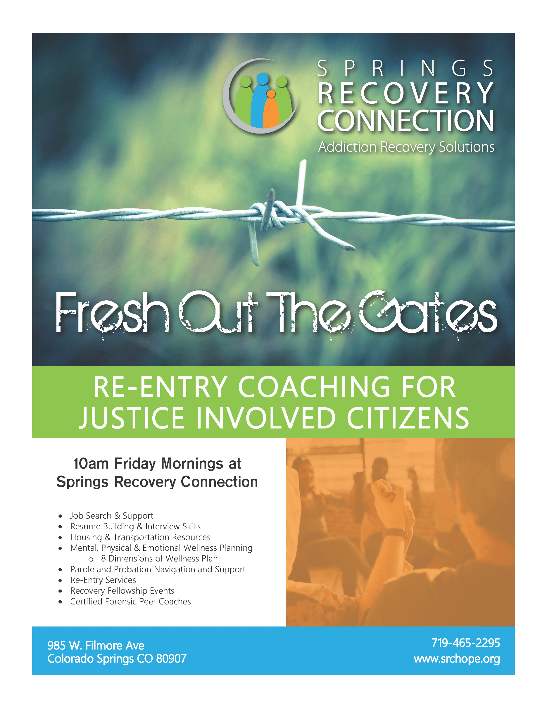 Fresh Out the Gates Serenity Recovery Connection