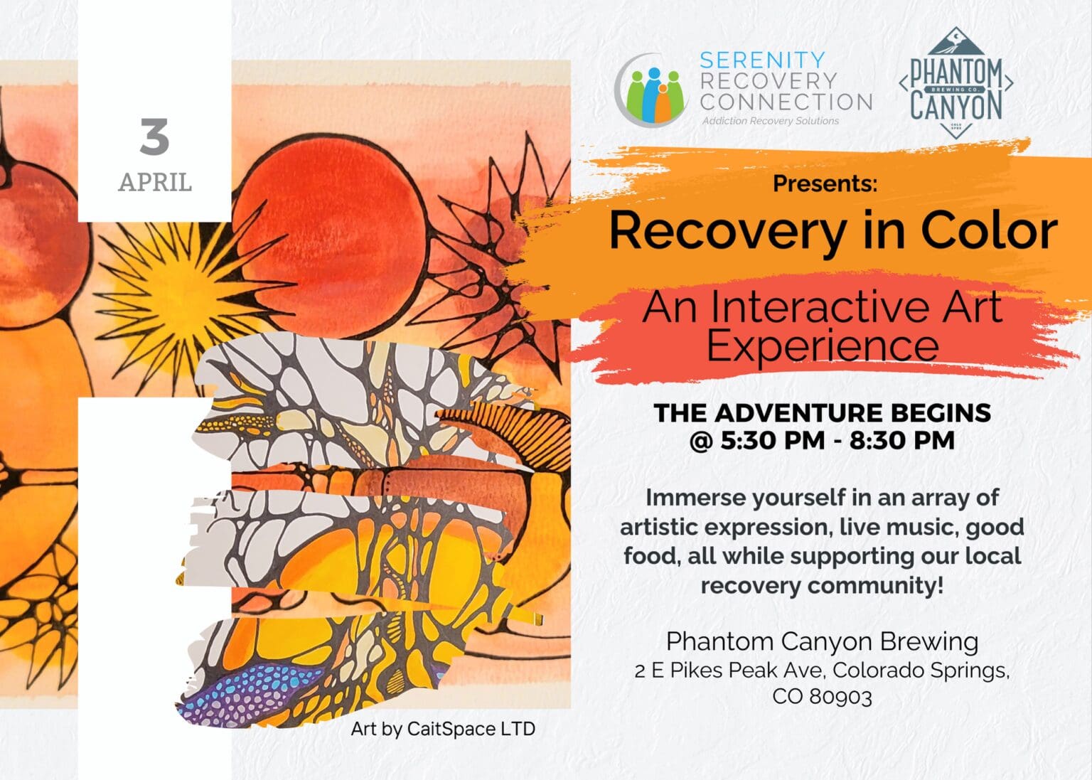 Recovery In Color Donation Page | Serenity Recovery Connection